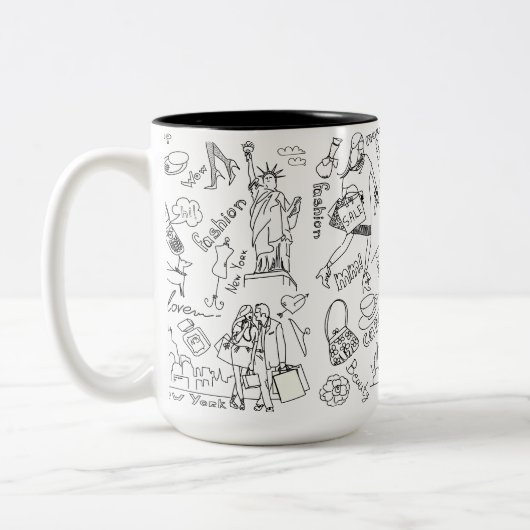 New York Life Zweifarbige Tasse (Links)