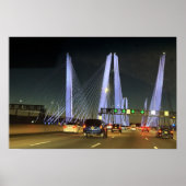 New York Lighted Bridge Poster (Vorne)