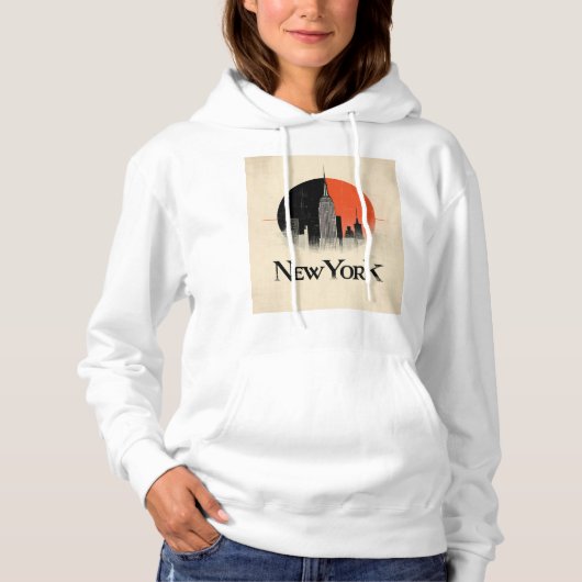 New York Limited Edition - Style Graphic der 60er Hoodie (Vorderseite)