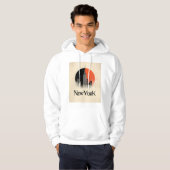 New York Limited Edition - Style Graphic der 60er  Hoodie (Vorne ganz)