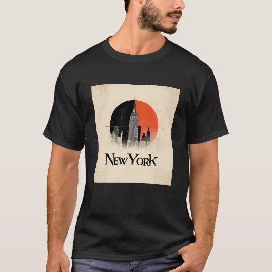New York Limited Edition - Style Graphic der 60er  T-Shirt (Vorderseite)