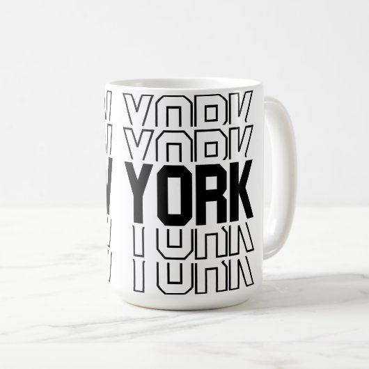 New York Logo Kaffeetasse (VorderseiteRechts)