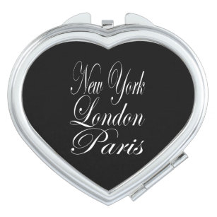 New York London Paris - Tipp zur Typografie Taschenspiegel