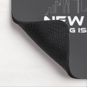 New York Long Island City Mousepad (Ecke)