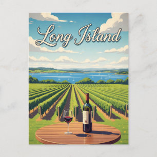 New York Long Island Postkarte
