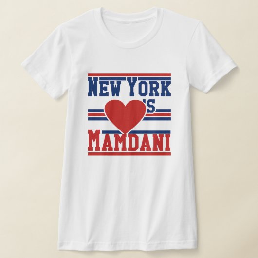 New York Loves Mayor Zohran Mamdani NYC T-Shirt (Ablage )