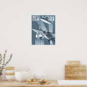 New York Luftschiff Poster (Küche)