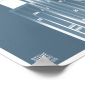 New York Luftschiff Poster (Ecke)