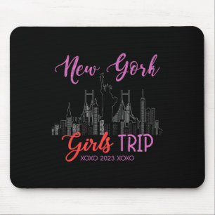 New York Mädchen Reise 2023 Nyc Urlaub 2023 Damen  Mousepad