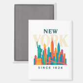 New York Magnet (Vorderseite/Rückseite)