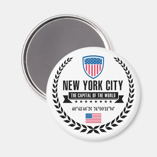 New York Magnet (Vorderseite/Rückseite)