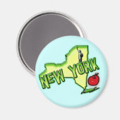 NEW YORK MAGNET (Vorderseite/Rückseite)