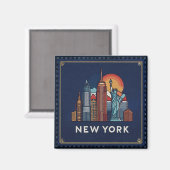 New York Magnet (Vorderseite/Rückseite)