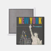 New York Magnet (Vorderseite/Rückseite)