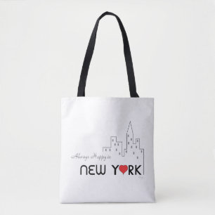 New York, Manhattan, Black Stripes, Cool Tasche