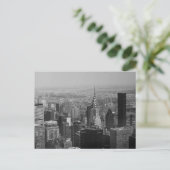 New York, Manhattan Black und White Postkarte (Stehend Vorderseite)