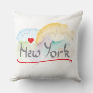 New York Manhattan I Liebe Kissen