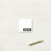 New York Manhattan Skyline mit Palmen Post-it Klebezettel (Auf Schreibtisch)