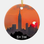New York Manhattan Skyline Ornament (Vorne)
