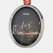 NEW YORK: Manhattan Skyline Ornament Aus Metall (Links)