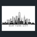 NEW YORK Manhatten USA City Skyline Silhouette Poster<br><div class="desc">Skyline mit vielen typischen Gebäude,  Sehenswürdigkeiten und Denkmälern dieser Stadt. Wenn etwas Besonderes hinzugefügt werden soll oder Sie eine sehr individuelle Anfrage haben,  schreiben Sie mir. Und natürlich freue ich mich auf Ihr Feedback.</div>
