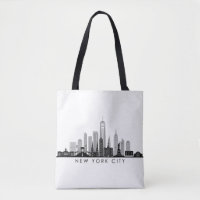NEW YORK Manhatten USA City Skyline Silhouette
