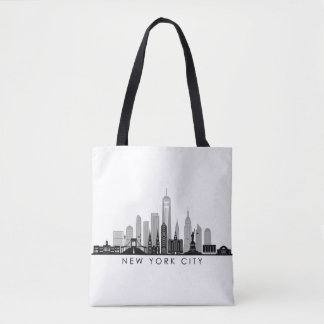 NEW YORK Manhatten USA City Skyline Silhouette Tasche