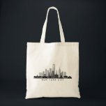 NEW YORK Manhatten USA City Skyline Silhouette Tragetasche<br><div class="desc">Skyline mit vielen typischen Gebäude,  Sehenswürdigkeiten und Denkmälern dieser Stadt. Wenn etwas Besonderes hinzugefügt werden soll oder Sie eine sehr individuelle Anfrage haben,  schreiben Sie mir. Und natürlich freue ich mich auf Ihr Feedback.</div>