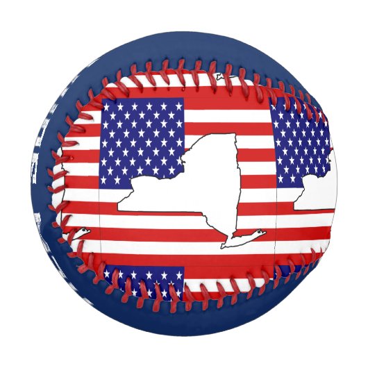 NEW YORK MAP BASEBALL (Vorderseite Links)