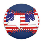 NEW YORK MAP BASEBALL (Vorderseite)