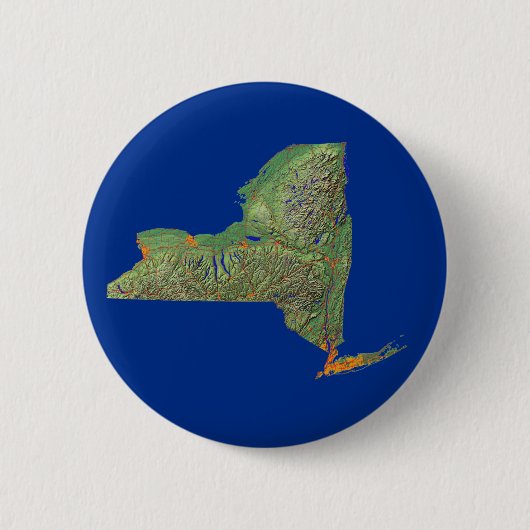 New York Map Button (Vorderseite)