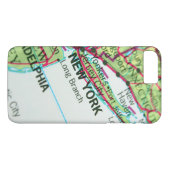 New York Map Case-Mate iPhone Hülle (Rückseite (Horizontal))