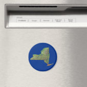 New York Map Magnet (In Situ (Geschirrspüler))