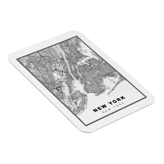 New York Map Magnet (Rechte Seite)