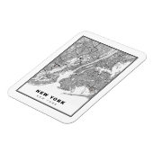 New York Map Magnet (Linke Seite)