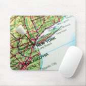 New York Map Mousepad (Mit Mouse)