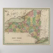 New York Map Poster (Vorne)