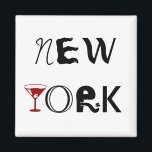 New York Martini Magnet<br><div class="desc">New York Martini</div>