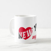 New York meine Liebe Kaffeetasse (Vorderseite Links)