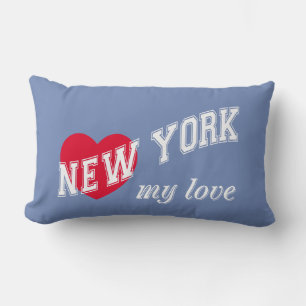 New York meine Liebe Lendenkissen