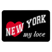 New York meine Liebe Magnet (Horizontal)