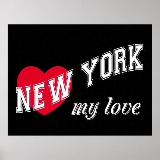 New York meine Liebe Poster (Vorne)