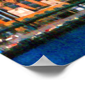 New York Midtown Manhattan - Digital Art Print Poster (Ecke)