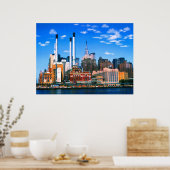 New York Midtown Manhattan - Digital Art Print Poster (Küche)
