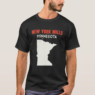 New York Mills Minnesota USA Staat America Travel T-Shirt