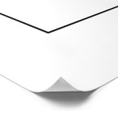 New York Minimalist Map Poster with margin (Ecke)