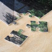 New York mit gelbem Kab & Empire State Gebäude Puzzle (Seite)