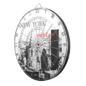 New York mit Liebe Dartscheibe (Vorderseite rechts)