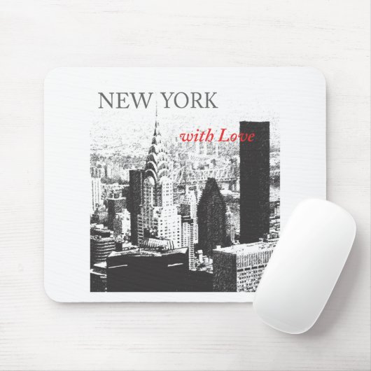 New York mit Liebe Mousepad (Mit Mouse)