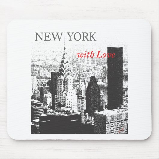 New York mit Liebe Mousepad (Vorne)